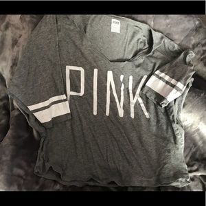 Victoria’s Secret PINK gray lounge top